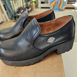 Harley-Davidson Women's Black Oxfords